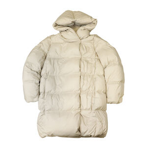 Babaton Cream Puffer Coat with Hood